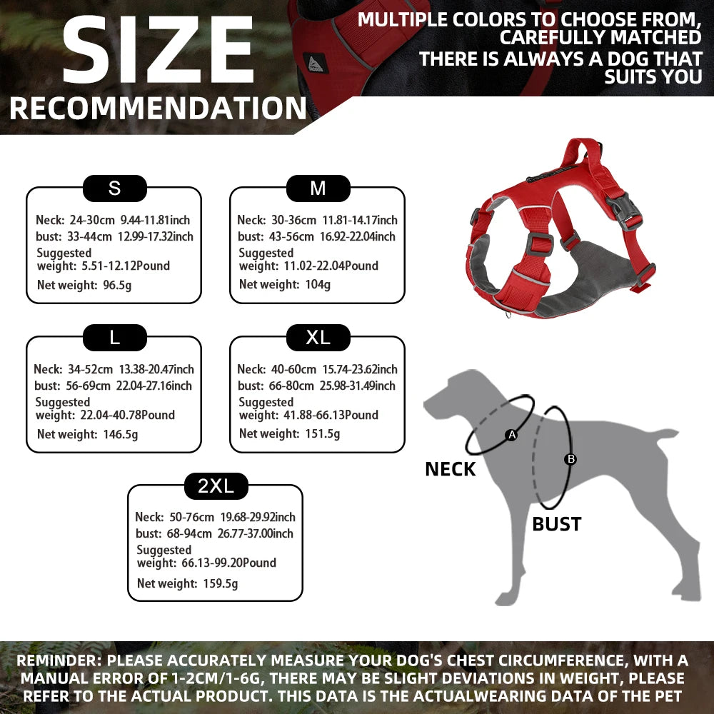 Anti-escape Pet Dog Vest Harness Reflective Adjustable Arn s Para Perros For Medium Large Dogs