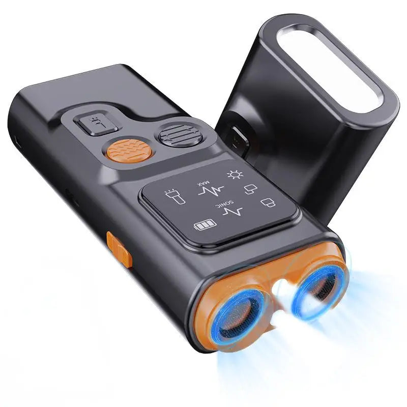Self-defense Flashlight Security Lighting Products for Help Self-defense Ultrasonic Dog Repeller