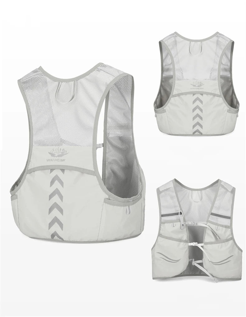 Lightweight Running Backpack Hydration Vest Suitable for Bicycle Men Women Marathon Hiking Ultra-light Portable 2L 500ml Kettles