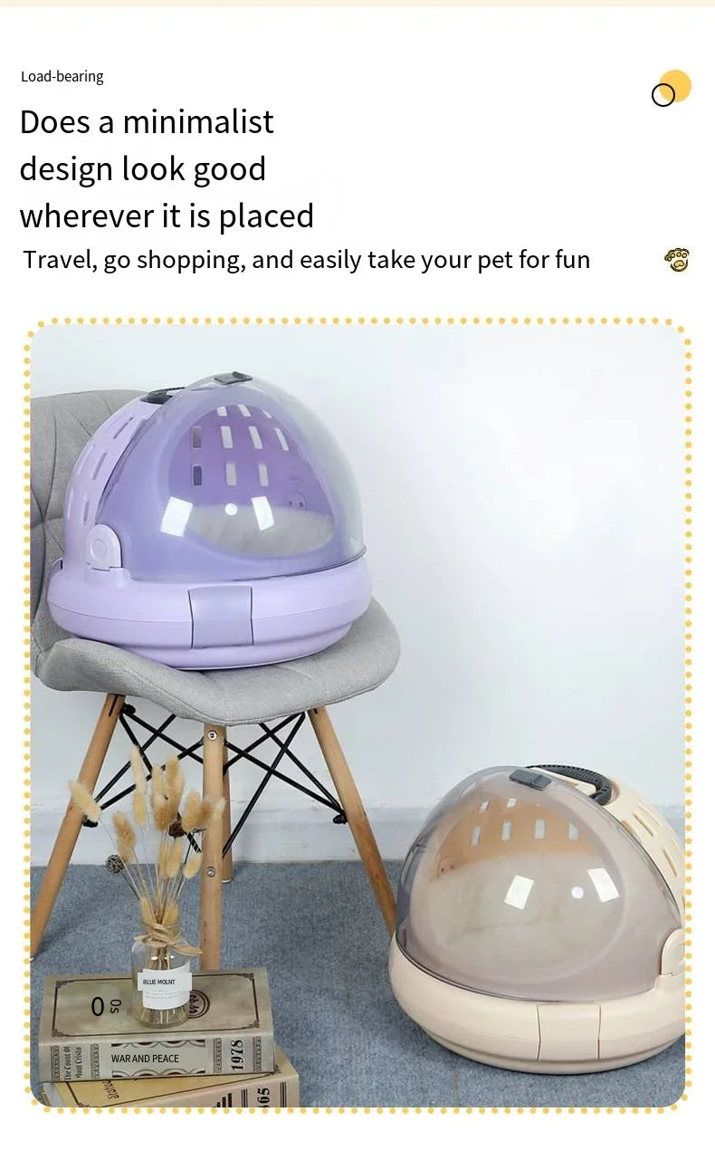 2025 New Pet Aviation Case, Portable Space Cabin, Pet Outdoor Bag, Car Mounted Cat Bed, Small Cat Bag, Portable Pet Bag