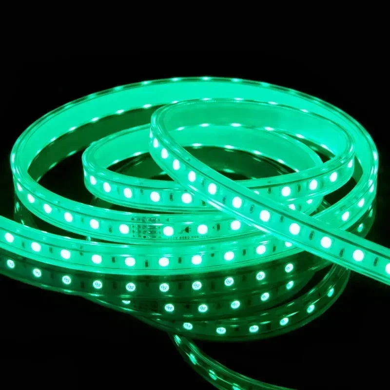 Led Strip Lights 220V Waterproof 1M 2M 3M 5M 10M 20M White Led Tape 220 Volt Red Green Blue Led Lighting 5050 Smd 60Leds/M Diode
