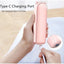 2000mAh Power Bank 3 Gears Portable Fan Super Mini Handheld Fan USB Rechargeable Fan Foldable Hand Held Small Pocket Fan