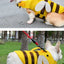 Summer Pet Dog Life Jacket Vest Clothes Life Vest Collar Harness Pet Dog Swimming Summer Swimwear Clothes Little Bee Pet Clothes