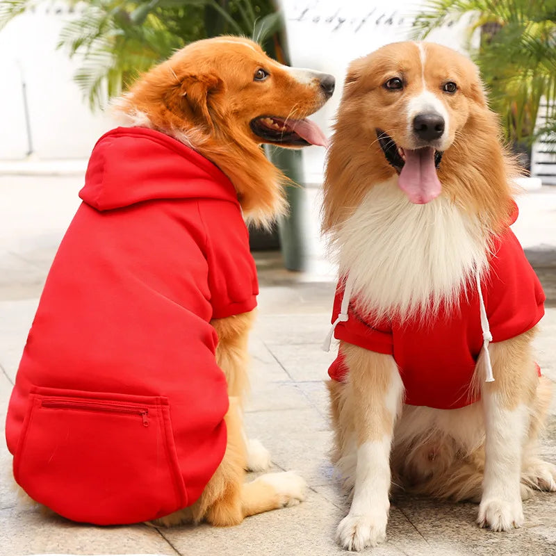 Reversible Plaid Dog Winter Coat - Cold Weather Vest for Small, Medium & Large Dogs