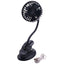 Portable Mini Clip Stroller Fan,3 Speeds Settings,Flexible Bendable Usb Rechargeable Battery Operated Quiet Desk Fan For Home,Of