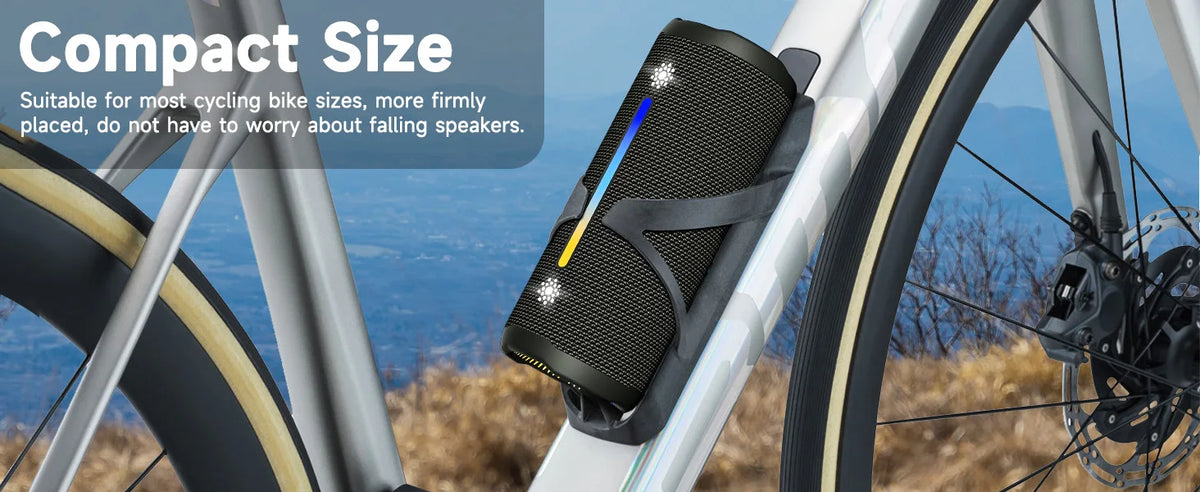 OHAYO X10MAX Bluetooth Speaker 35W - IPX7 Waterproof, Powerful Stereo Sound, 24H Playtime, TWS Pairing, Dazzling Lights, Bass Up