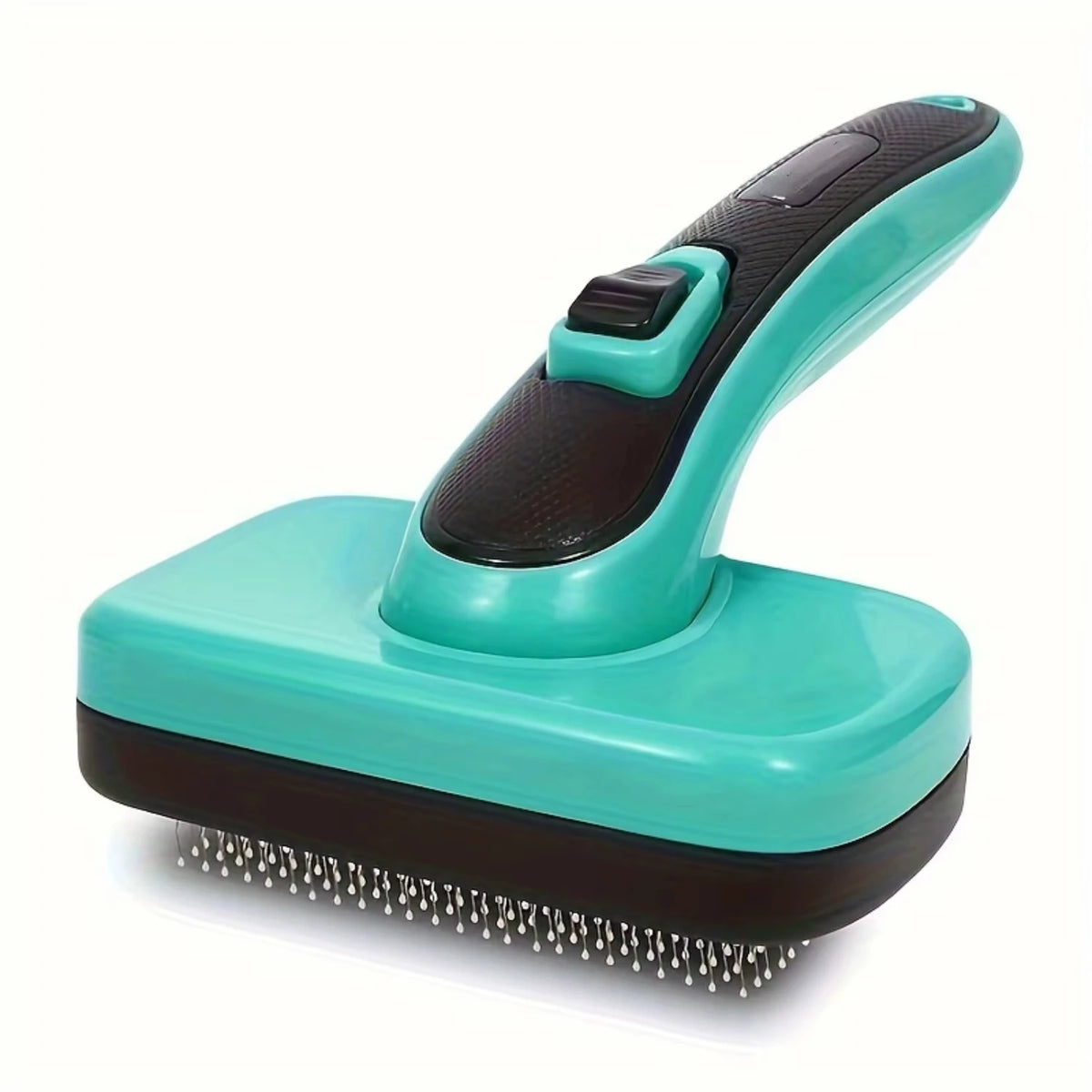 Self-Cleaning Slicker Brush for Dogs & Cats – Gentle Deshedding & Detangling Pet Grooming Brush with Push-Button Cleaning