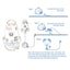 Rocket Sprinkler Toy – Rotating Flying Water Spray Launcher Outdoor Sprinkler Rocket Children's Water Play Tools