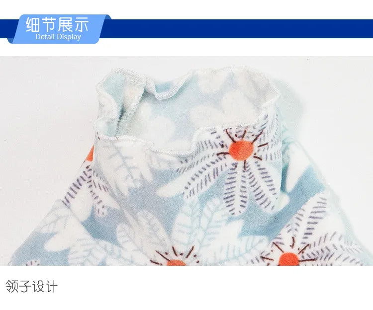 Jacket and Underwear Dog Clothes Autumn and Winter Clothes Small Medium Dog Fleece-lined Thickened Pet Vest Cotton Vest