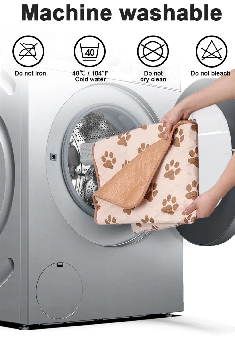 Pet Dog Diaper Mat Waterproof Reusable Training Pad Urine Absorbent Environment Protect Diaper Mat Washable Dog Car Seat Mat