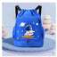Kids Swimming Backpack Children Dry Wet Sports Gym Fitness Bag Waterproof Beach Shoulder Rucksack  Cartoon Travel Duffel Pack