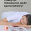Portable Silent Mini Clip Fan Bladeless USB Fan Built-in 900mAh Battery Hanging Waist Electric Fan 3 Speeds for Outdoor Travel