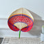 Handmade Bamboo Woven Fan Straw Woven Summer Cooling Hand Fan Creative Sunflower Fan Peach Heart Large Fan