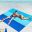 Waterproof and sand-proof beach mat, suitable for 3 adults - Outdoor picnic mat, suitable for travel, camping and hiking.