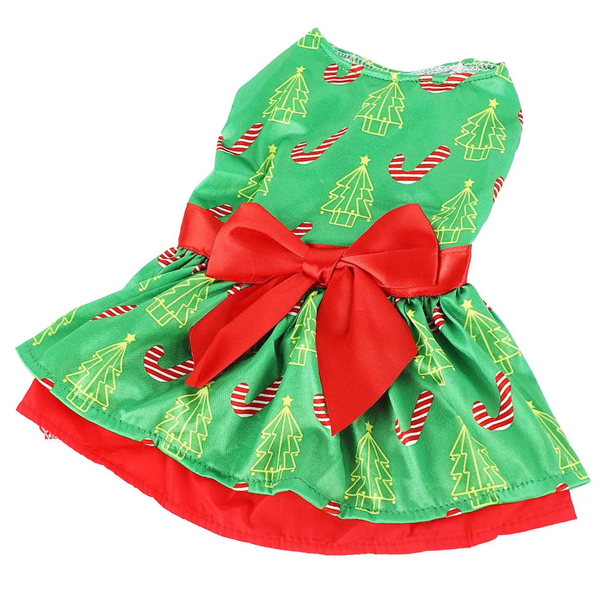 Adorable for christmas Tree Dog Dress - Cute Outfit for Puppies - Perfect for Parties & Daily Wear
