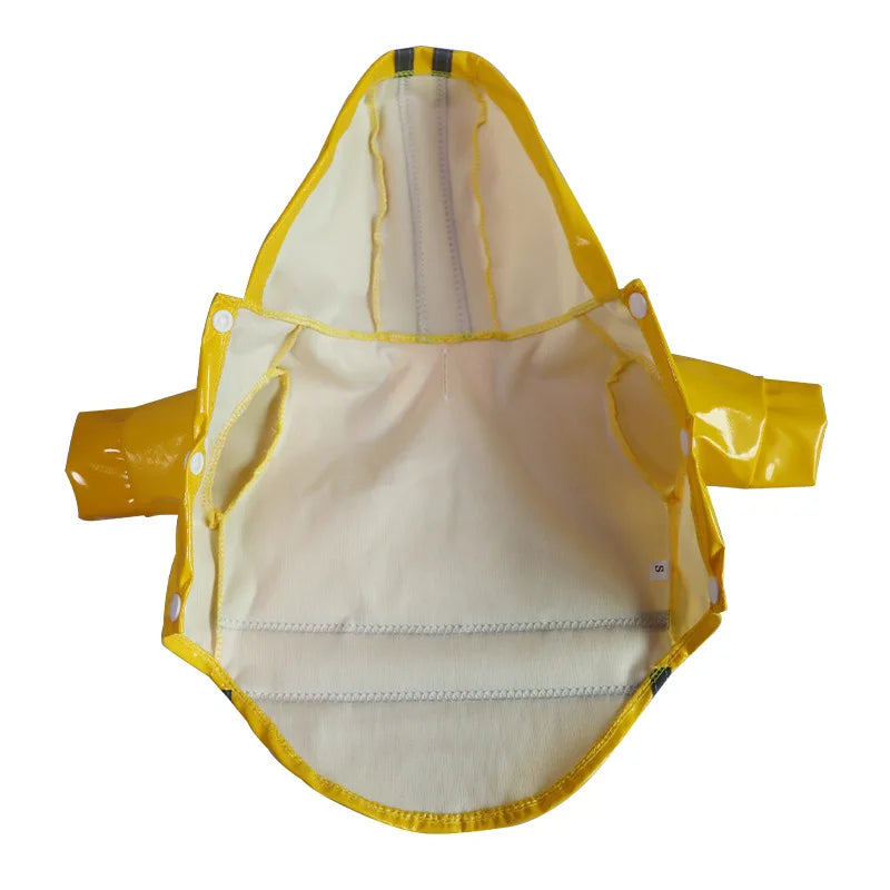 Dog Raincoat Pet Waterproof Clothes Reflective Puppy Raincoats Chihuahua Rainjacket Bulldog Cape Poncho Costume Dogs Rainwear