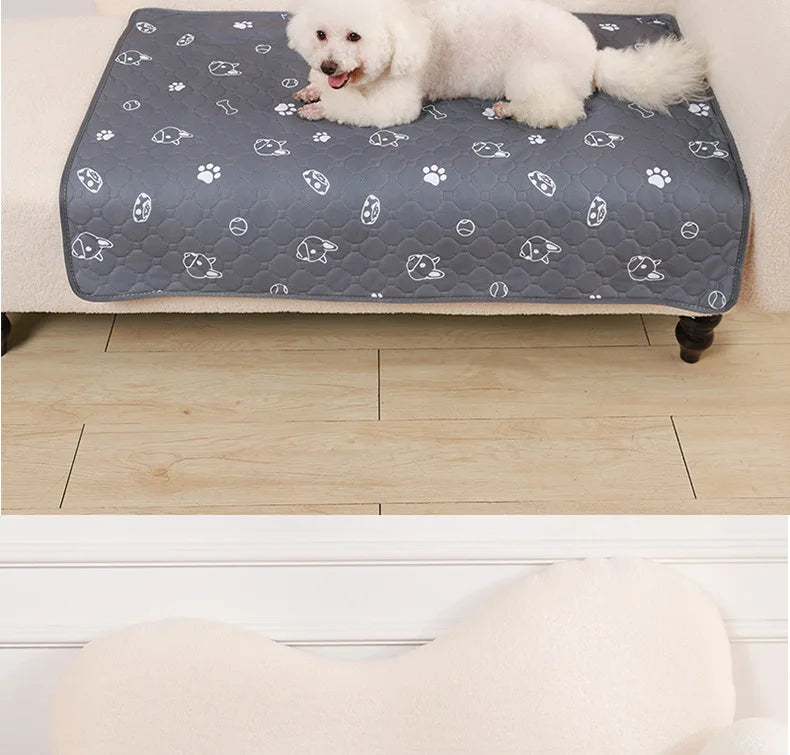 Dog Pee Pads Washable Dog Pet Diaper Mat Waterproof Puppy Cat Training Diaper Mat Pet Supplies