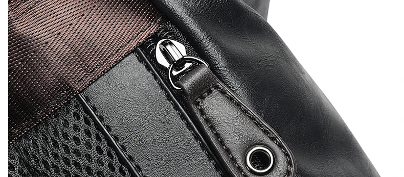 Men Pu Leather Backpack Men's Large Antitheft Travel Backpack Laptop Bag Black Bagpack Boy Big School Male Business Shoulder Bag