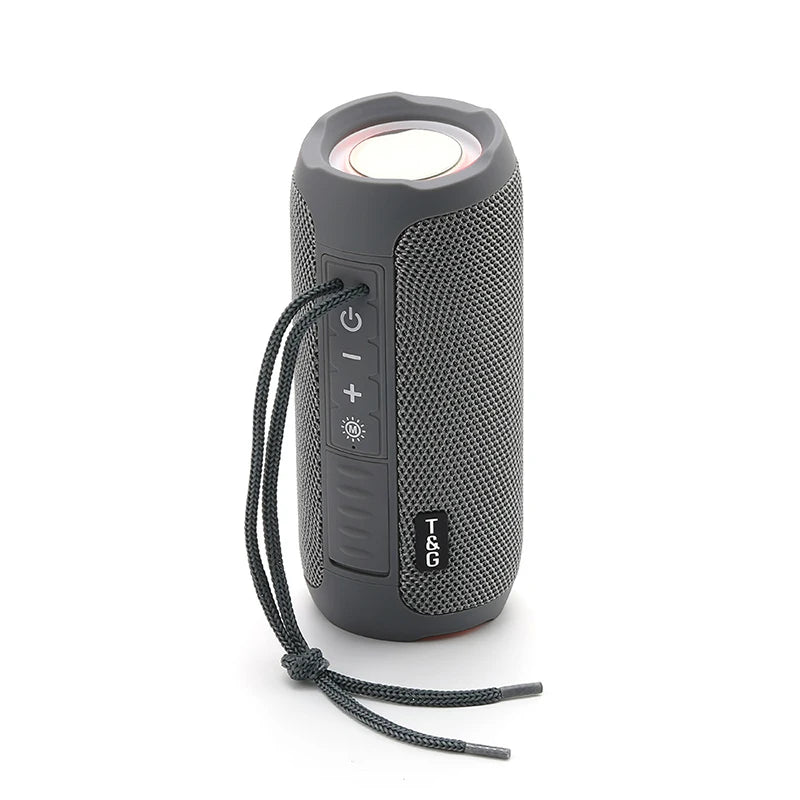 TG227 Waterpro With Lamp Outdoor Portable Upright Wireless Compatible Speaker Music Player Support USB/ TF/ FM Radio Music Party