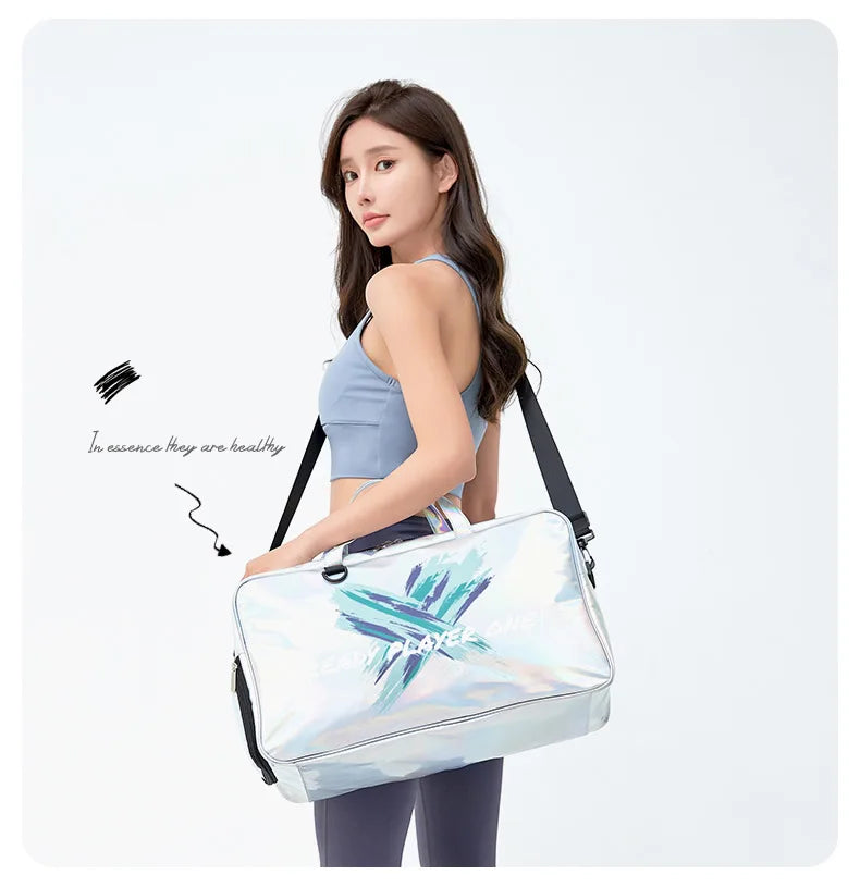 Swimming Bag Wet Dry Separation Large Capacity Storage Bags Fitness Beach Yoga Travel Waterproof Portable Handbag Shoulder Bag
