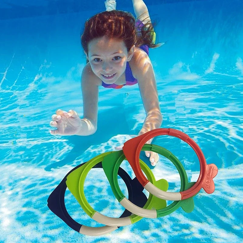 Diving Toys Children's Swimming Pool Treasure Hunt Water Diamond Breath Closure Training Water Suit Underwater Toys for Kid Gift