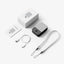 Portable USB Rechargeable 3 Speed Mute Personal  Waist Clip on  Summer Air Cooler Mini Digital Display Hanging Neck Fan