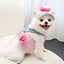 Cartoon Pet Harness Leash Sun Hat Set Cute Kitten Puppy Costume Cat Small Dogs Vest Harness Rope Cap 3pcs Outdoor Pet Supplies