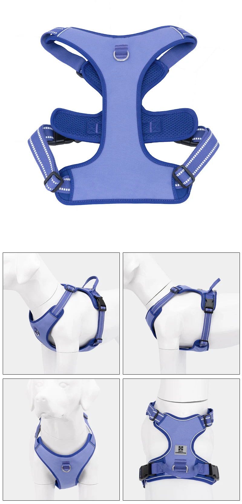 Personalized Dog Harness No Pull Reflective Padded Pet Dog Chest Harness Adjustable for small medium large Dogs Outdoor Walking