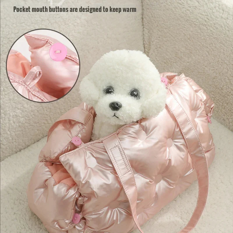 Travel Cat Dog Bag Waterproof Soft and Comfortable Dog Car Seat Cover Single Shoulder Bubble Bag for Pet Dog Cat Easy Travel
