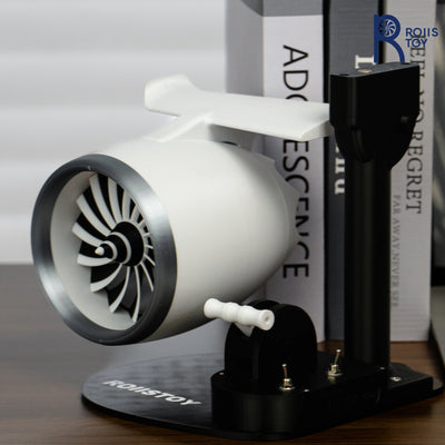 Single Head Turbojet Fan Humidifier with Blowing Capability RGB Light Show Function Home Office Desktop Air Moisturizer Room Dec
