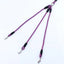 3 Way Couplers Pet Walking Lead 55" Long Nylon Braided Rope Dog Leash For 3 Dogs small dog harness