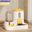 CDY 2in 1 Cat Food Dispenser Water and Food Integrated Fully Automatic Cat Food Feeding and Water Dispenser Cute Water Dispenser