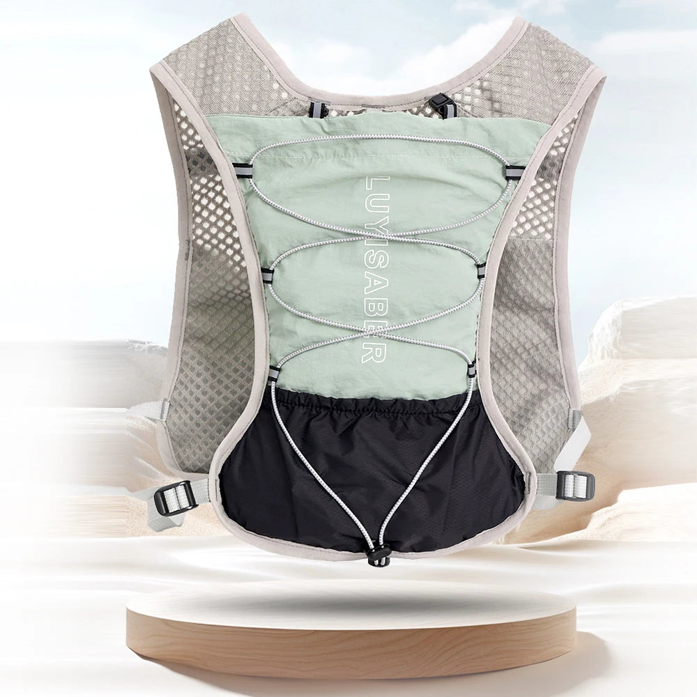 1PCS Hydrated Backpack,5L Running Vest, Hiking Backpack,Suitable for Running, Hiking, Marathon, and Both Men and Women Cycling