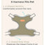 ONECUTE Handsfree Pet Dog Puppy  Harness  with Adjustable Traction Rope  Cat Breathable and Not Tight