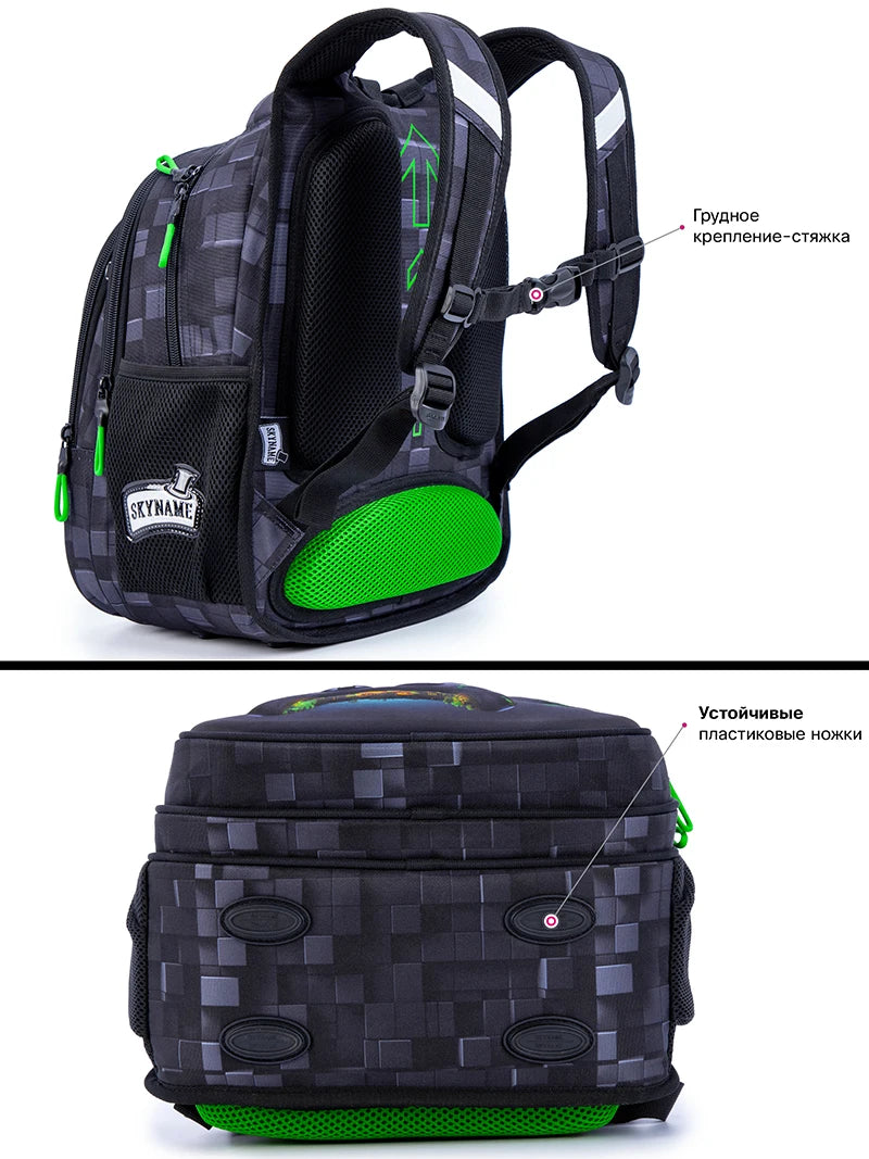 New Children School Backpack For Boys Cartoon Game Knapsack Boy Waterproof Backpacks Kids Satchels Space School Bags Primary