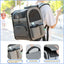 Dog Carrier Bag Pet Double Shoulder Backpack Sturdy Frame Breathable Foldable Dog Double Doors Bag Fits 20 lbs Pets Travel Set