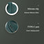 Portable Silent Mini Clip Fan Bladeless USB Fan Built-in 900mAh Battery Hanging Waist Electric Fan 3 Speeds for Outdoor Travel
