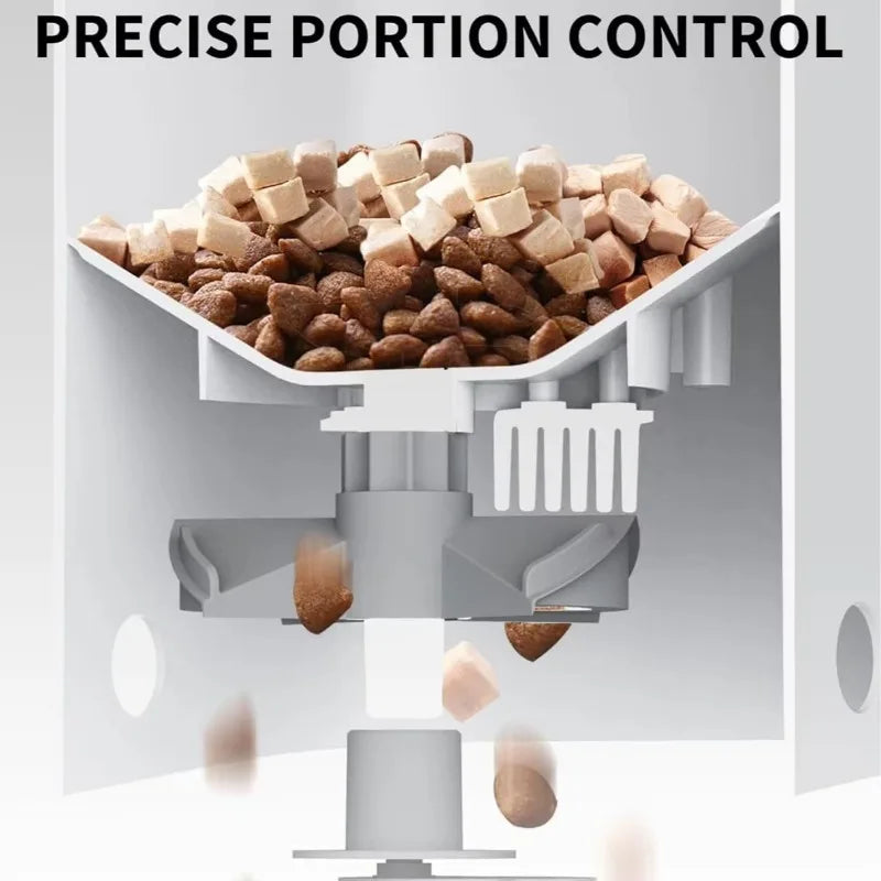 Automatic Feeder with Camera and 2-Way Audio - Double Hopper Design