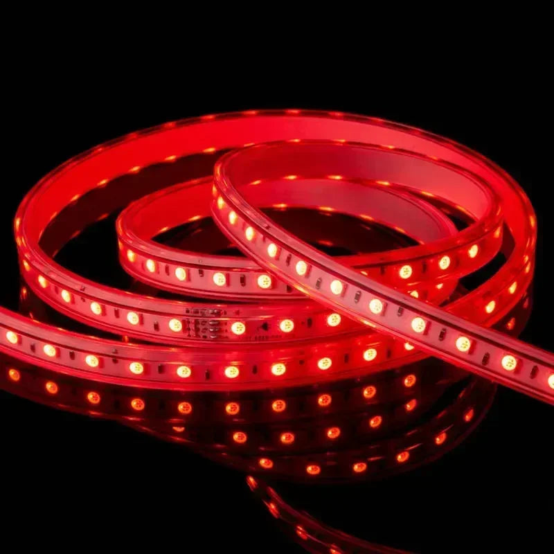 Led Strip Lights 220V Waterproof 1M 2M 3M 5M 10M 20M White Led Tape 220 Volt Red Green Blue Led Lighting 5050 Smd 60Leds/M Diode