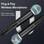 Rechargable Universal Wireless Microphone Dynamic Microphone Handheld Mic Micphone Professional Church Show Meeting-ADS1509