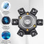 KEMAX Mini Beam 100W LED Mobile Head RGBW 6Arm Strobe Disco Party Light DMX DJ Accessories Nightclub Robot Stage Effect Light