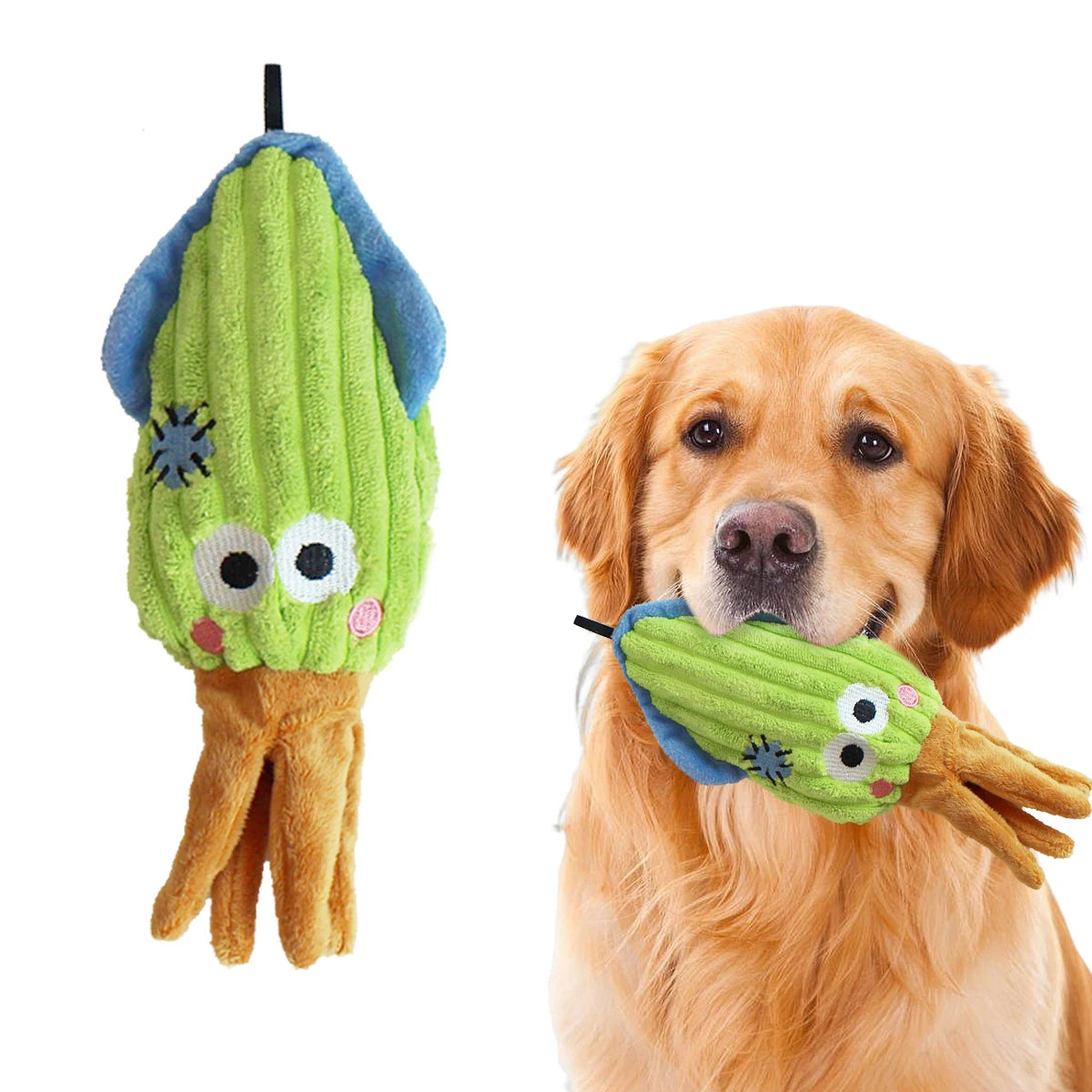 Plush Toys for Small Dogs Squeaky Soft Toy for Puppies Small Dog Ocean Series Plush Toys  for small and medium breeds dogs