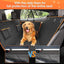Dog Car Seat Cover for Back Seat Waterproof Pet Travel Dog Carrier Hammock Car Rear Back Seat Protector Mat Safety Carrier
