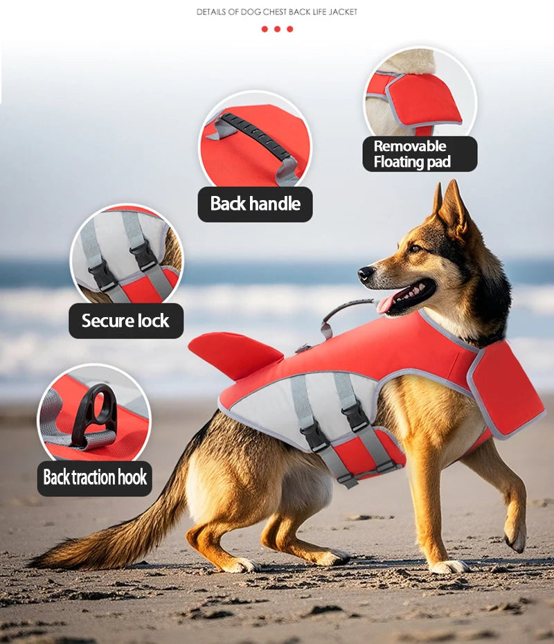 Shark FIN Life Vest for Dog