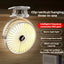 1800mAh Clip Electric Fan 5 Speed Quiet Rechargeable Desktop Portable Air Circulator Wireless Fan with LED Light Camping Fans
