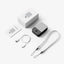 Portable USB Rechargeable 3 Speed Mute Personal  Waist Clip on  Summer Air Cooler Mini Digital Display Hanging Neck Fan