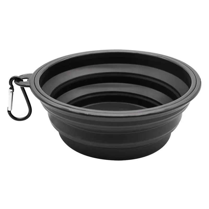 Portable Folding Silicone Dog Feeder Bowl