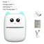 Portable Thermal Printer Mini Cat Print Photo Pocket Thermal Label Printer 58Mm Printing Wireless Bluetooth Android Ios Printers-ADS1402