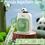 Portable Keychain Fan for Travel Small Cooling Mini Fans Rechargeable Cute Panda Travel Fan Handheld Fan Gift