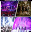 KEMAX Mini Beam 100W LED Mobile Head RGBW 6Arm Strobe Disco Party Light DMX DJ Accessories Nightclub Robot Stage Effect Light